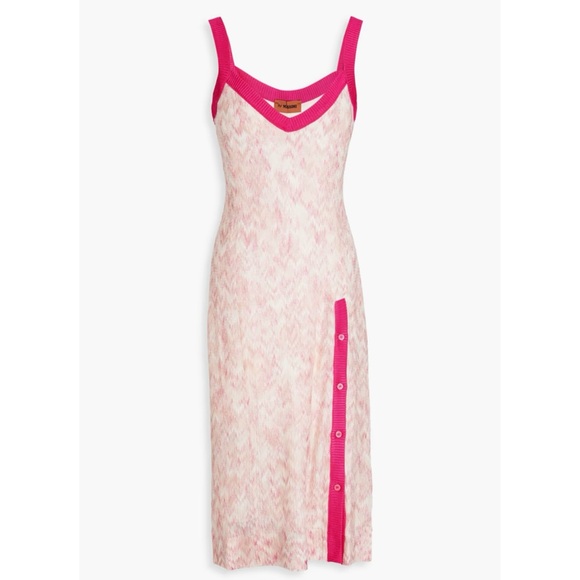 Missoni Pink and White Knit Top - Picture 2 of 7